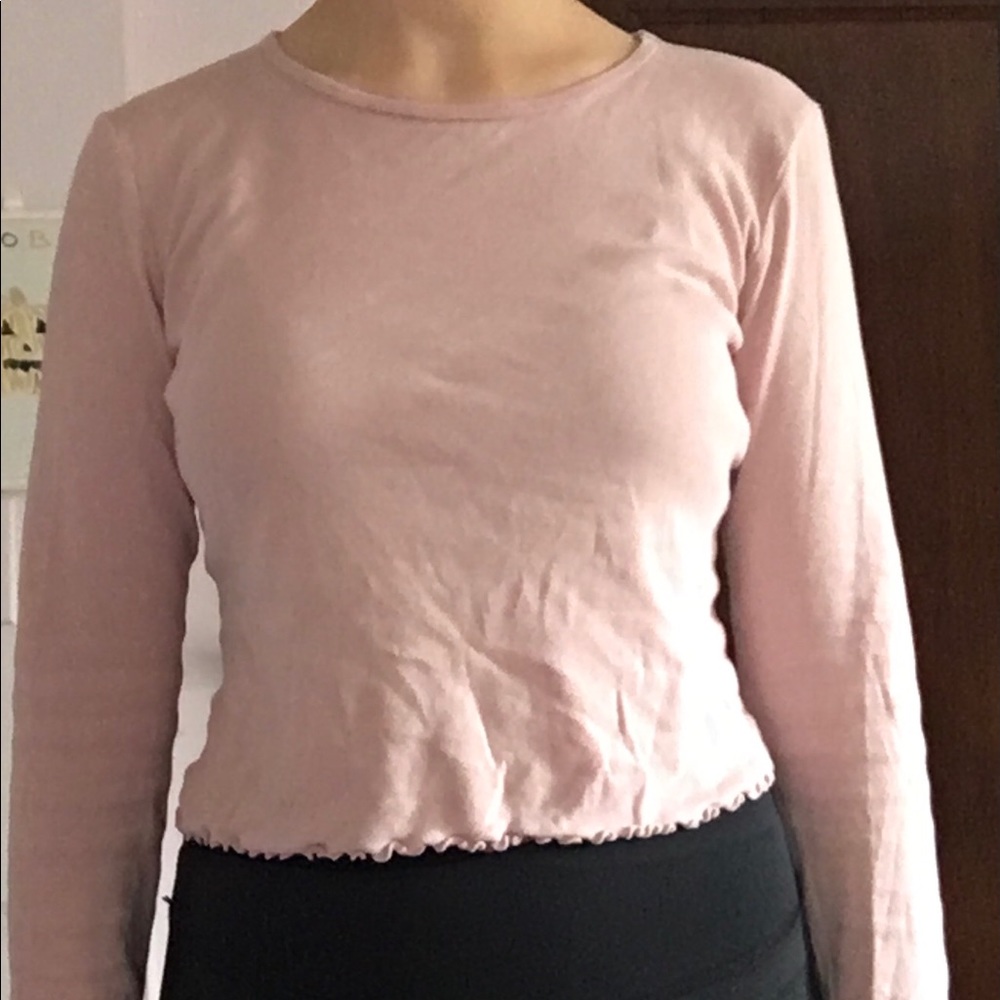 Pink Crop Top